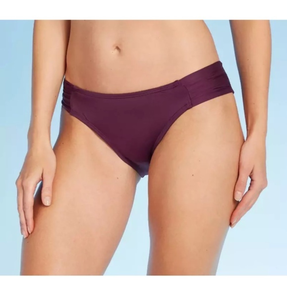 ⭐️Kona sol women’s tab sides ruched Hipster bikini